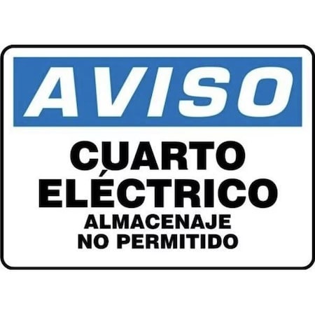 Accuform OSHA NOTICE ELECTRICAL Safety Sign SHMELC804VP SHMELC804VP